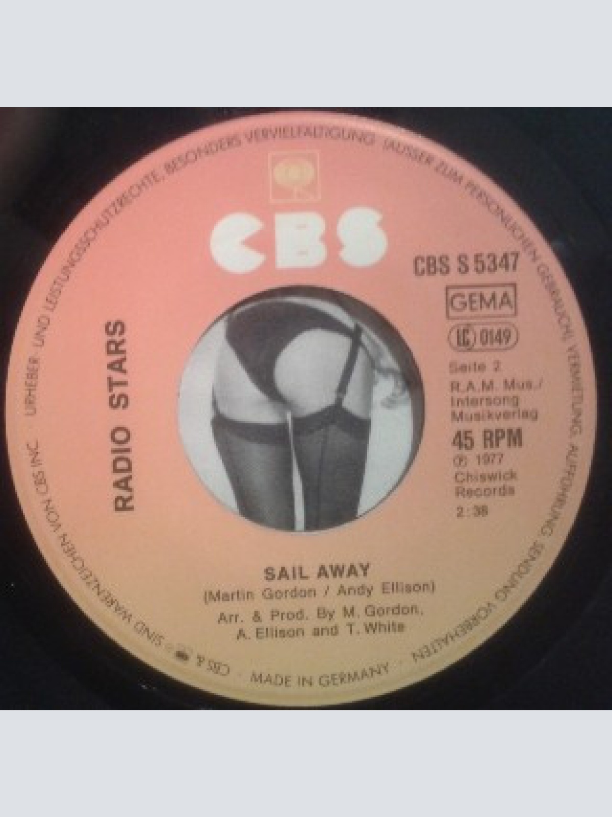 Vinyl / Radio Stars - Dirty Pictures / Sail Away