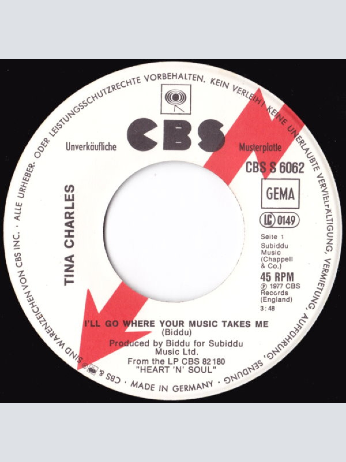 Vinyl / Tina Charles - I'll Go Where Your Music Takes Me