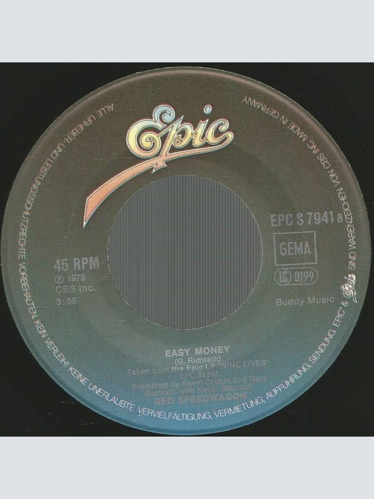 Vinyl / REO Speedwagon - Easy Money
