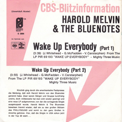 Vinyl / Harold Melvin & The Blue Notes* - Wake Up Everybody
