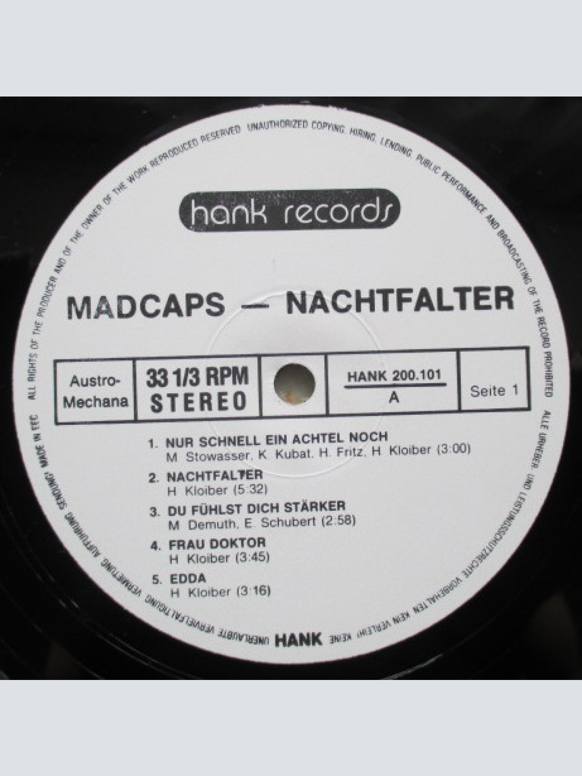 Vinyl / Madcaps* - Nachtfalter