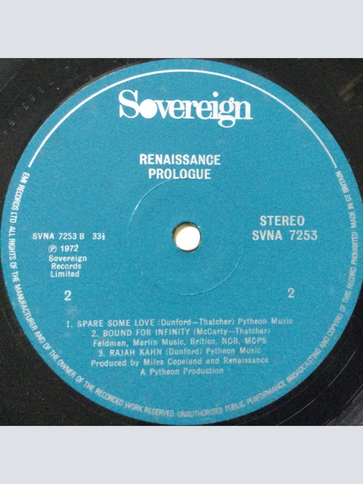 Vinyl / Renaissance (4) - Prologue