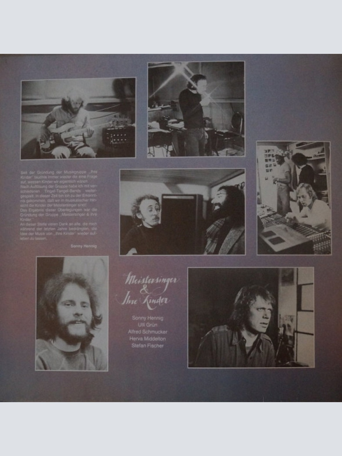 Vinyl / Meistersinger & Ihre Kinder - Meistersinger & Ihre Kinder