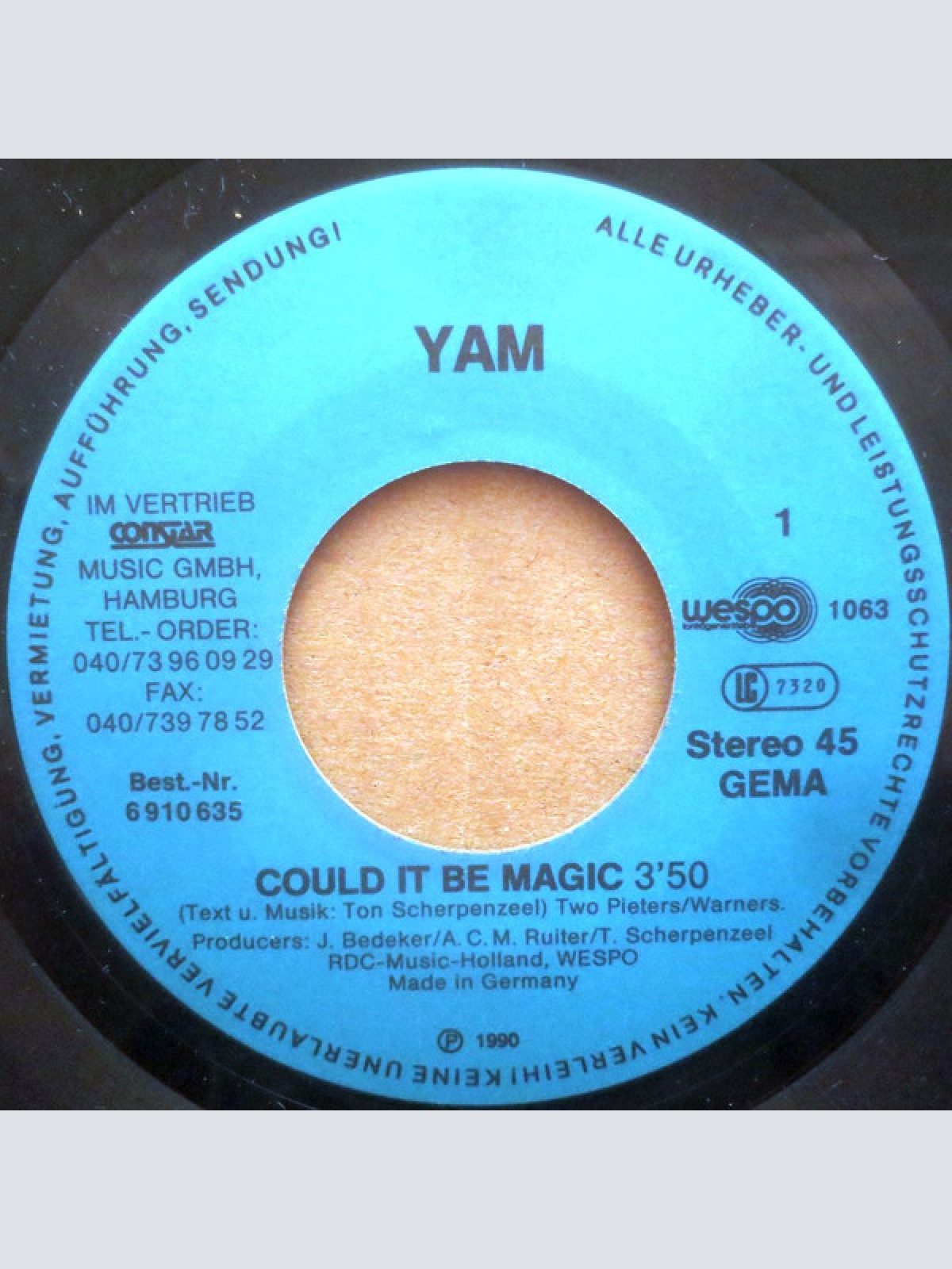 Vinyl / YAM (3) - Could It Be Magic / Sample "French" Part One