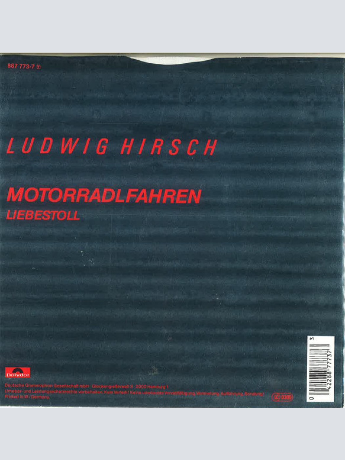 Vinyl / Ludwig Hirsch - Motorradlfahren