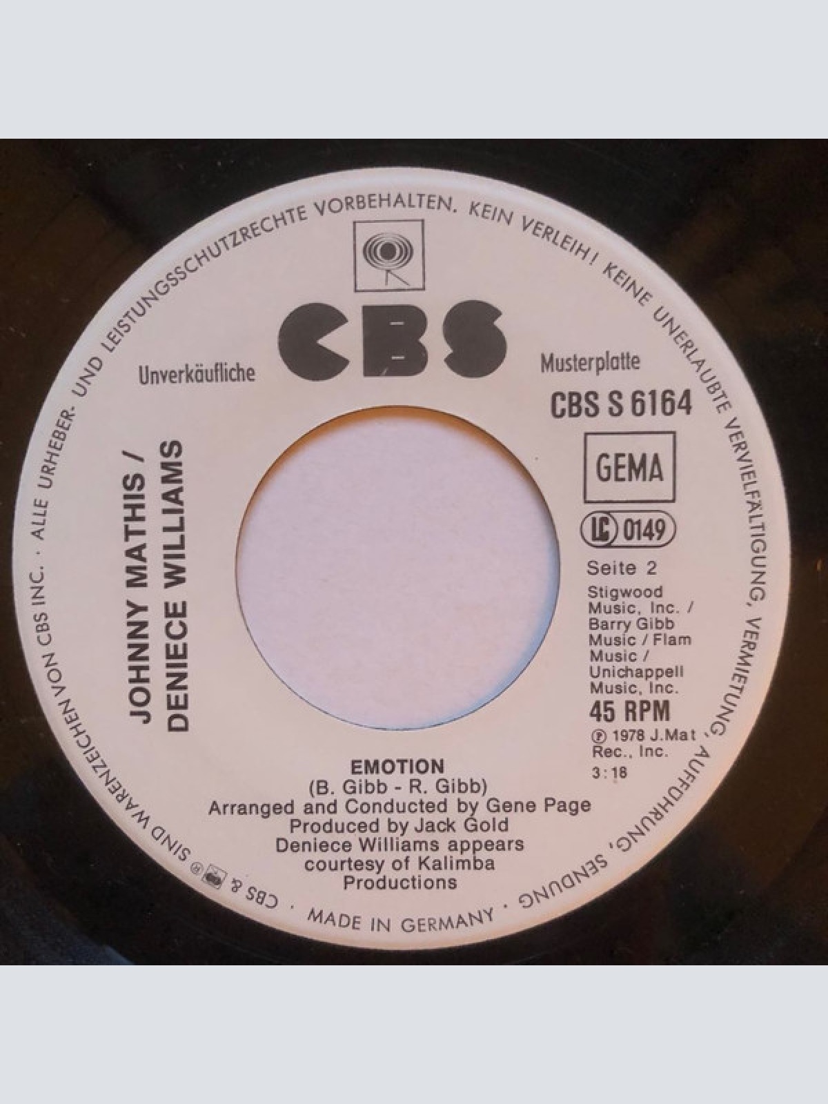 Vinyl / Johnny Mathis & Deniece Williams - Too Much Too Little Too Late