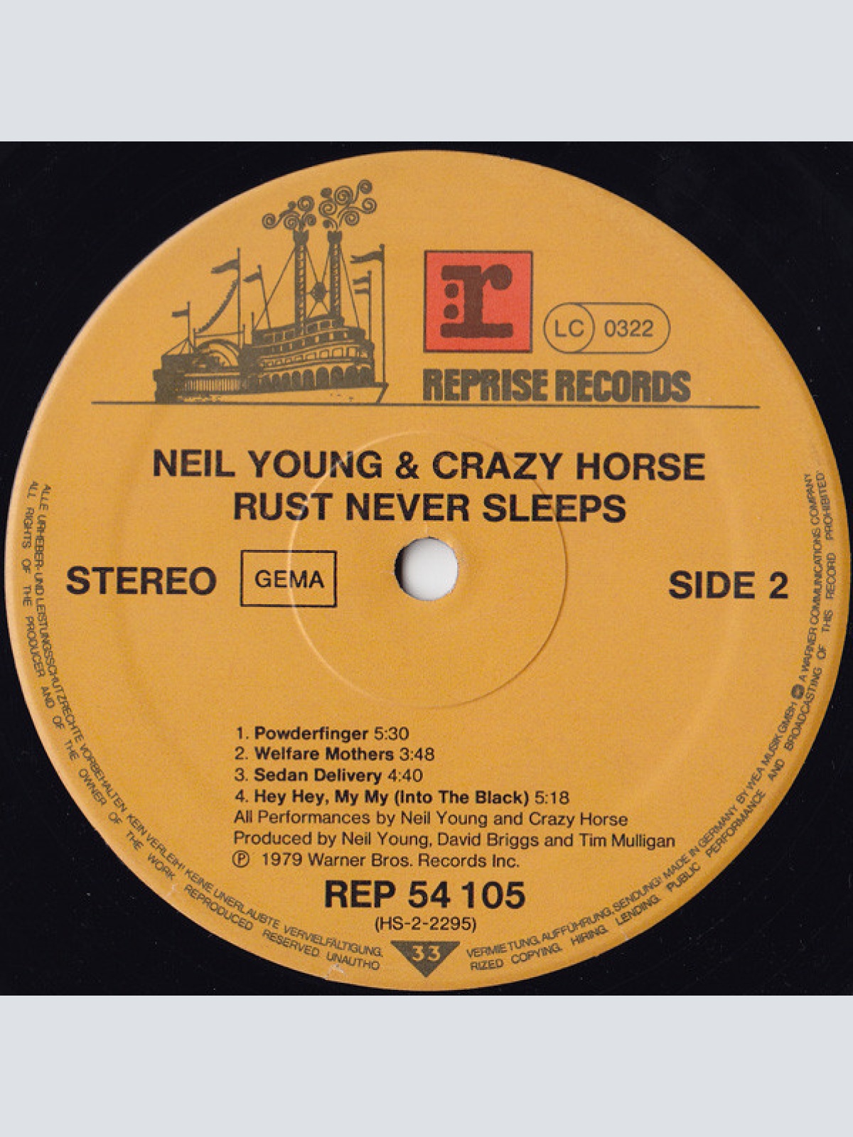 Vinyl / Neil Young & Crazy Horse - Rust Never Sleeps