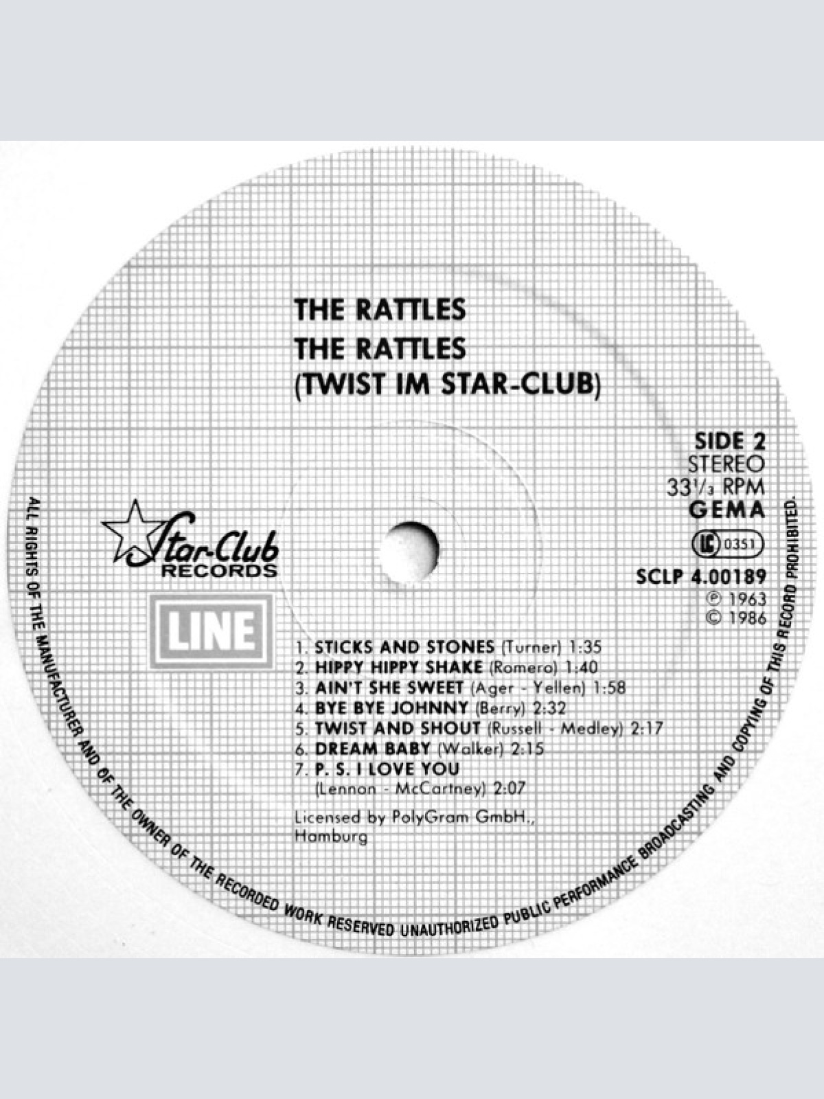Vinyl / The Rattles - Twist Im Star-Club Hamburg
