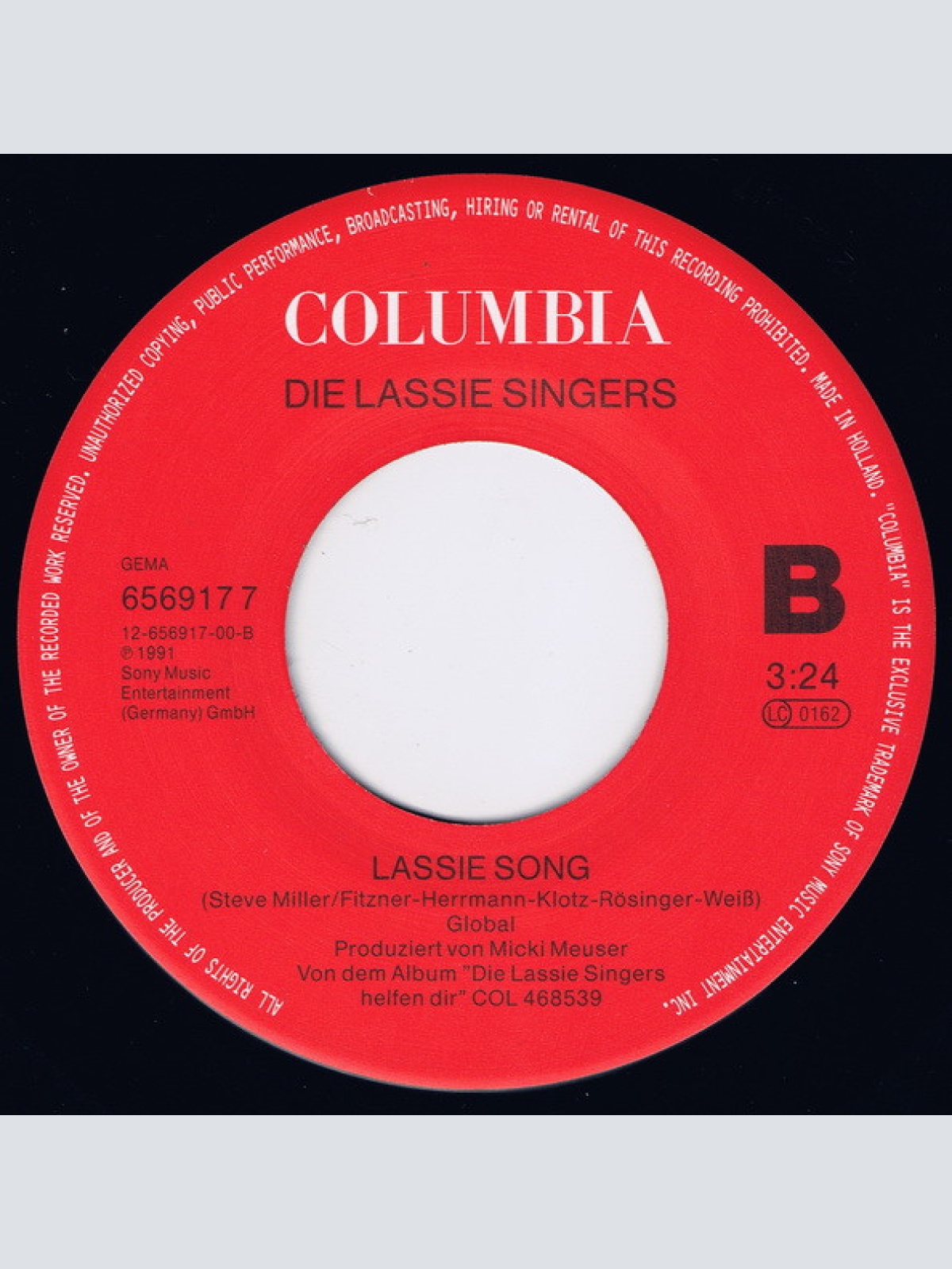 Vinyl / Die Lassie Singers - Falsche Gedanken / Lassie Song