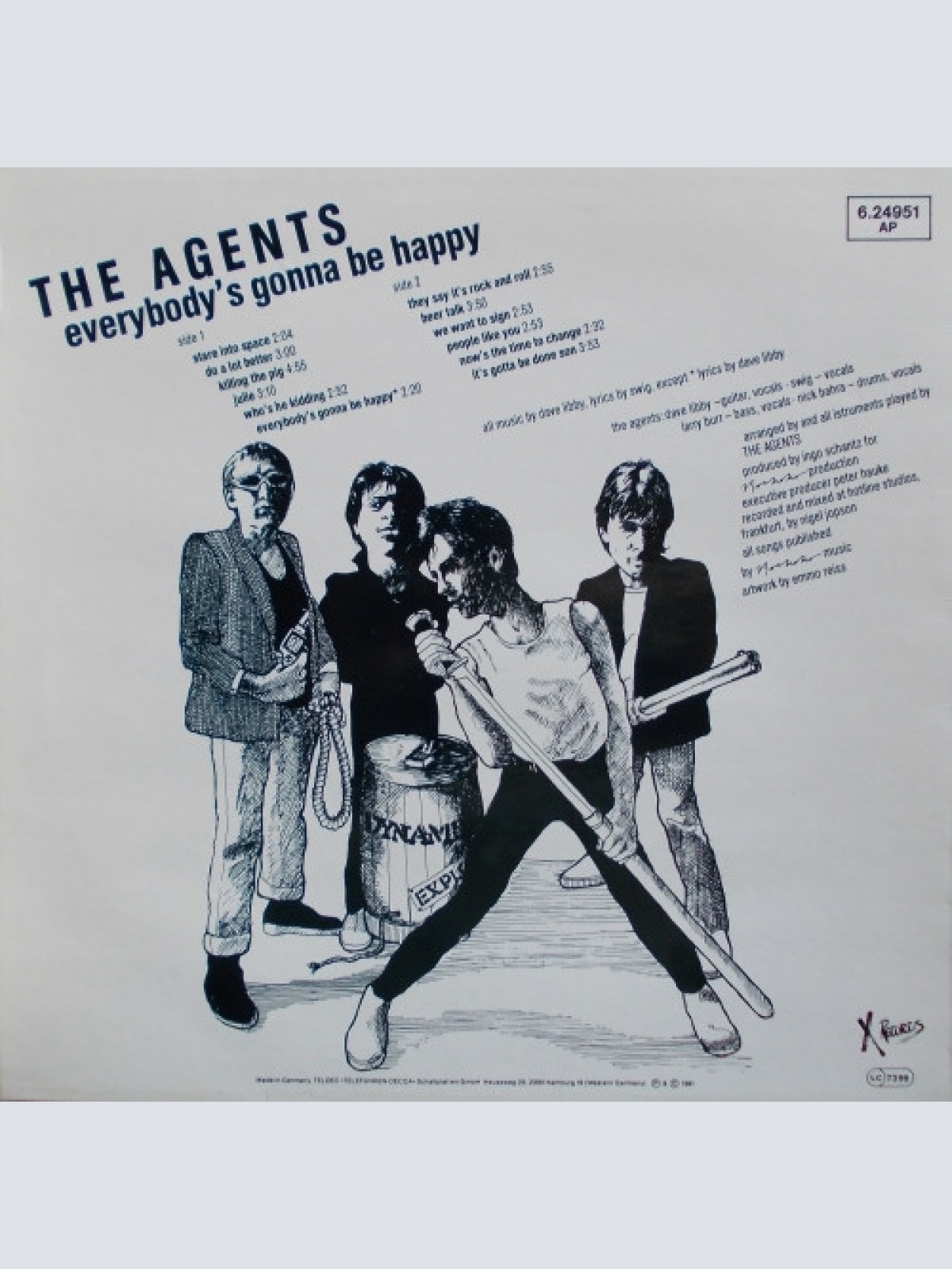 Vinyl / The Agents (4) - Everybody's Gonna Be Happy