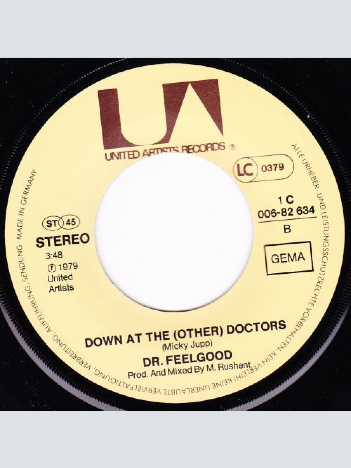 Vinyl / Dr. Feelgood - As Long As The Price Is Right