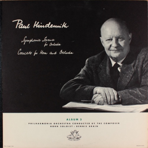 Vinyl / Philharmonia Orchestra, Paul Hindemith, Dennis Brain - Symphonia Serena For Orchestra / Concerto For Horn And Orchestra
