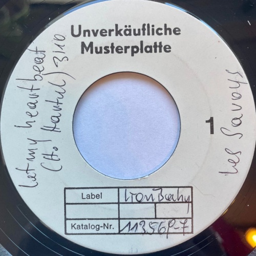 Vinyl / Les Savoys - Let My Heart Beat