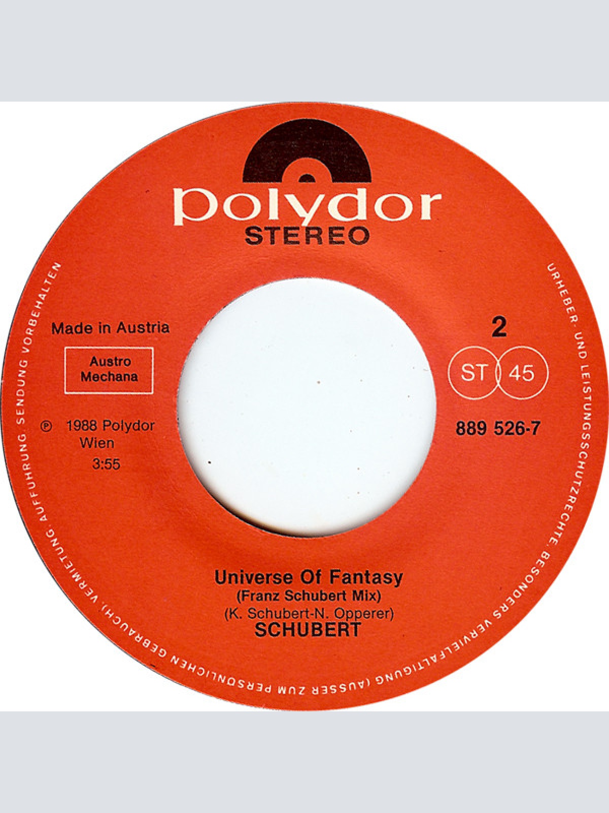 Vinyl / Schubert (3) - Universe Of Fantasy