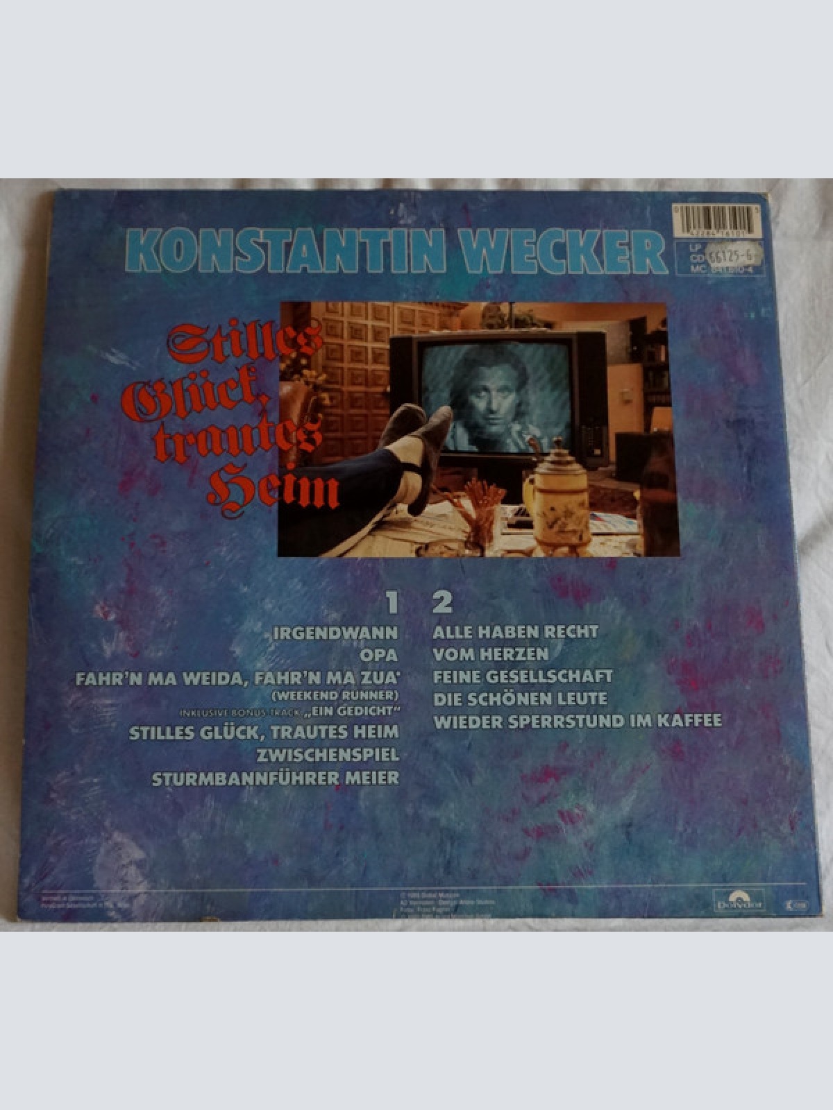 Vinyl / Konstantin Wecker - Stilles Glück, Trautes Heim