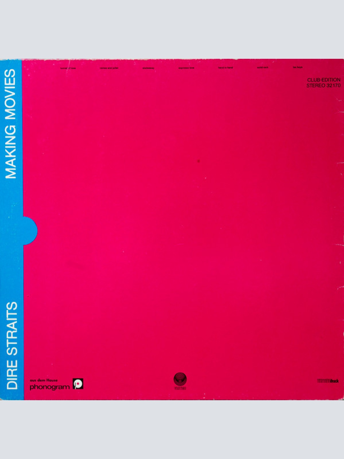 Vinyl / Dire Straits - Making Movies