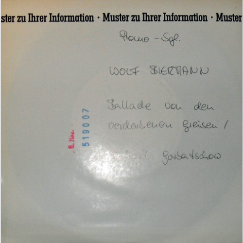 Vinyl / Wolf Biermann - Ballade Von Den Verdorbenen Greisen