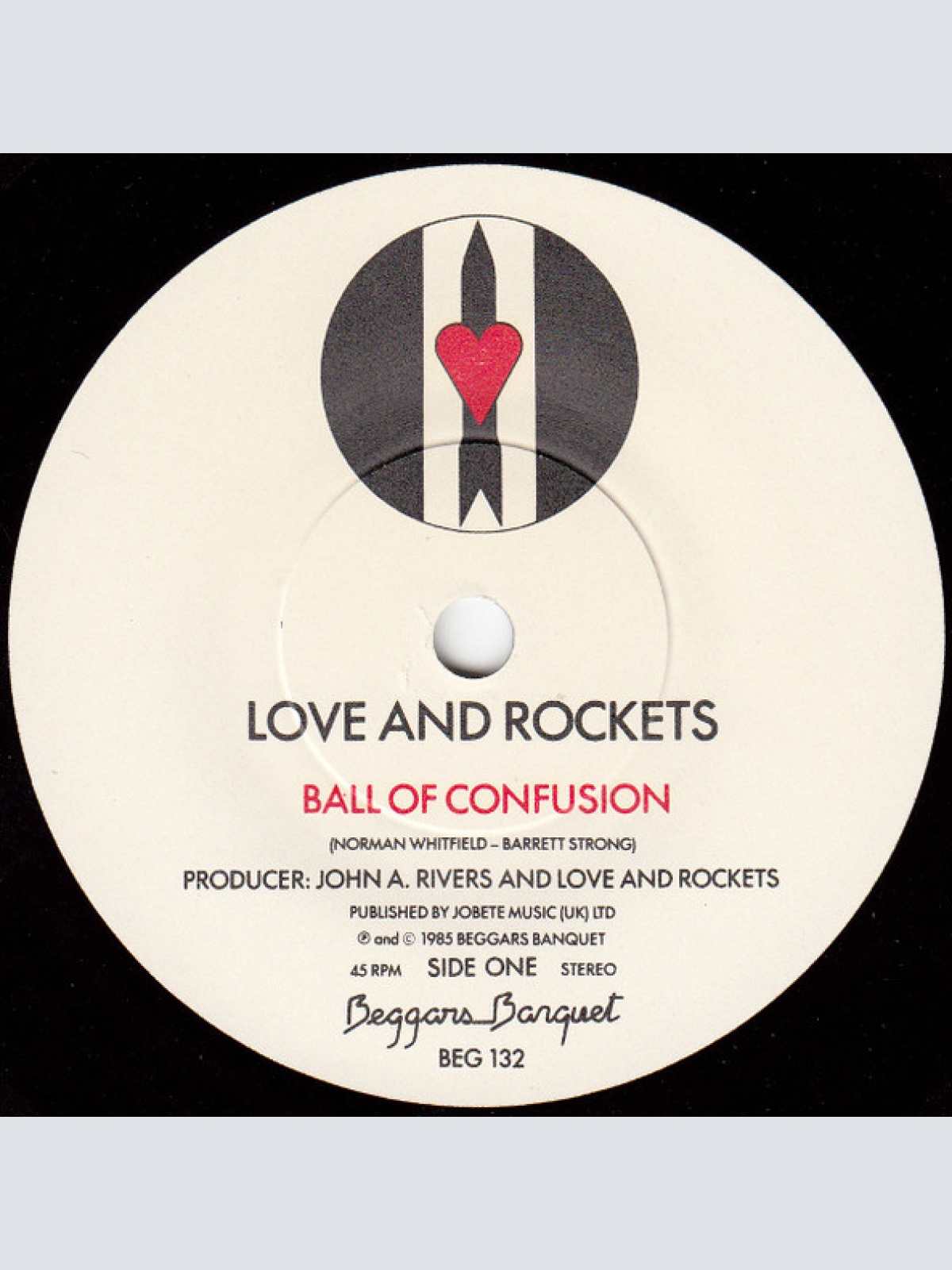 Vinyl / Love And Rockets - Ball Of Confusion