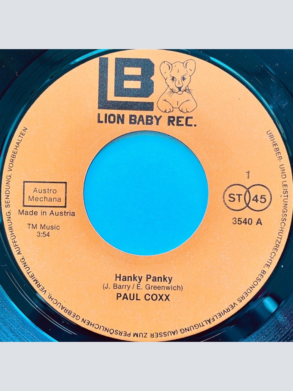 Vinyl / Paul Coxx - Hanky Panky