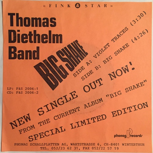 Vinyl / Thomas Diethelm Band - Big Shake