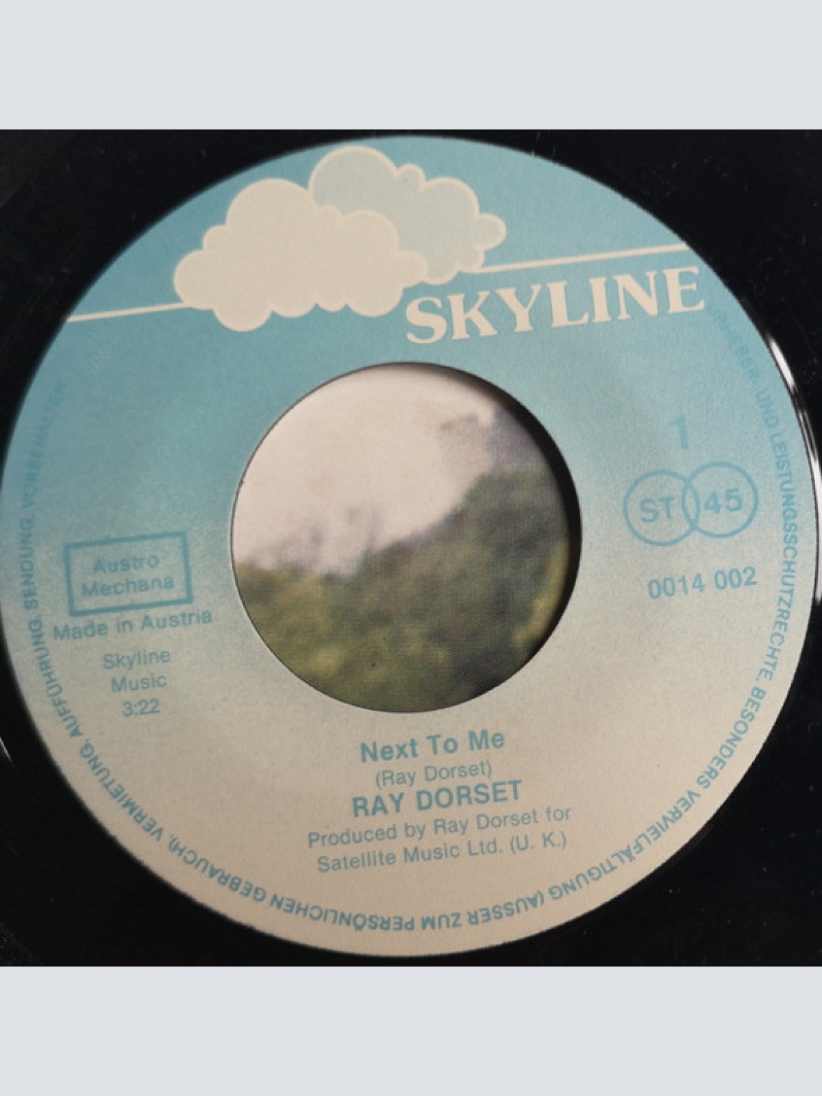 Vinyl / Ray Dorset - Next To Me / Put A Little Love In Your Letter