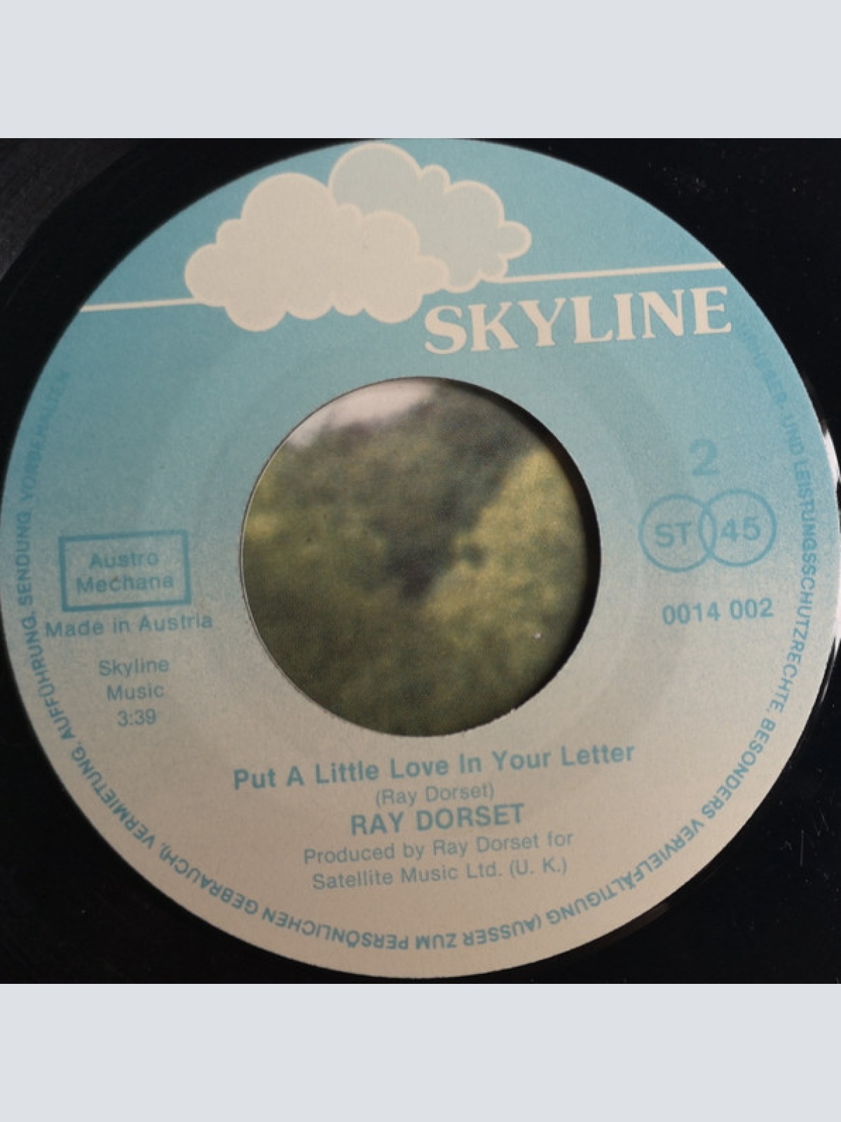 Vinyl / Ray Dorset - Next To Me / Put A Little Love In Your Letter