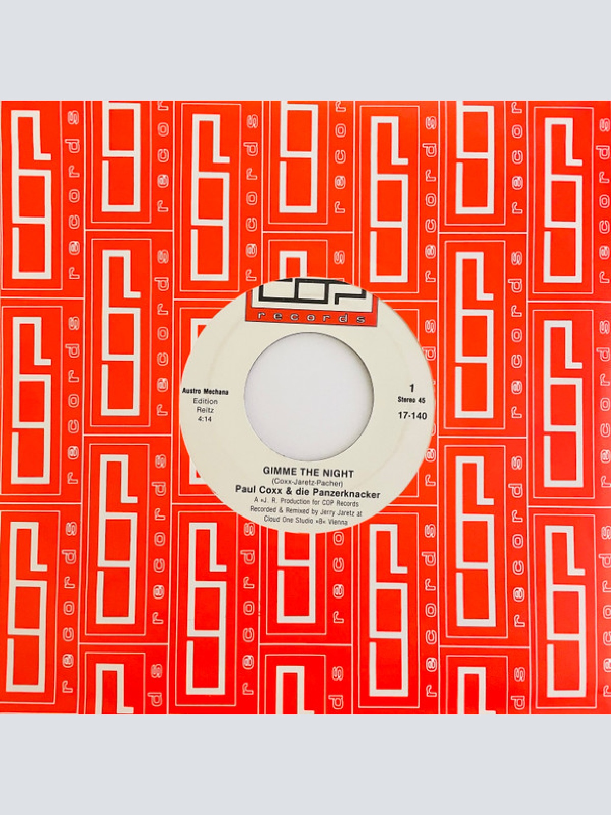 Vinyl / Paul Coxx & Die Panzerknacker - Gimme The Night