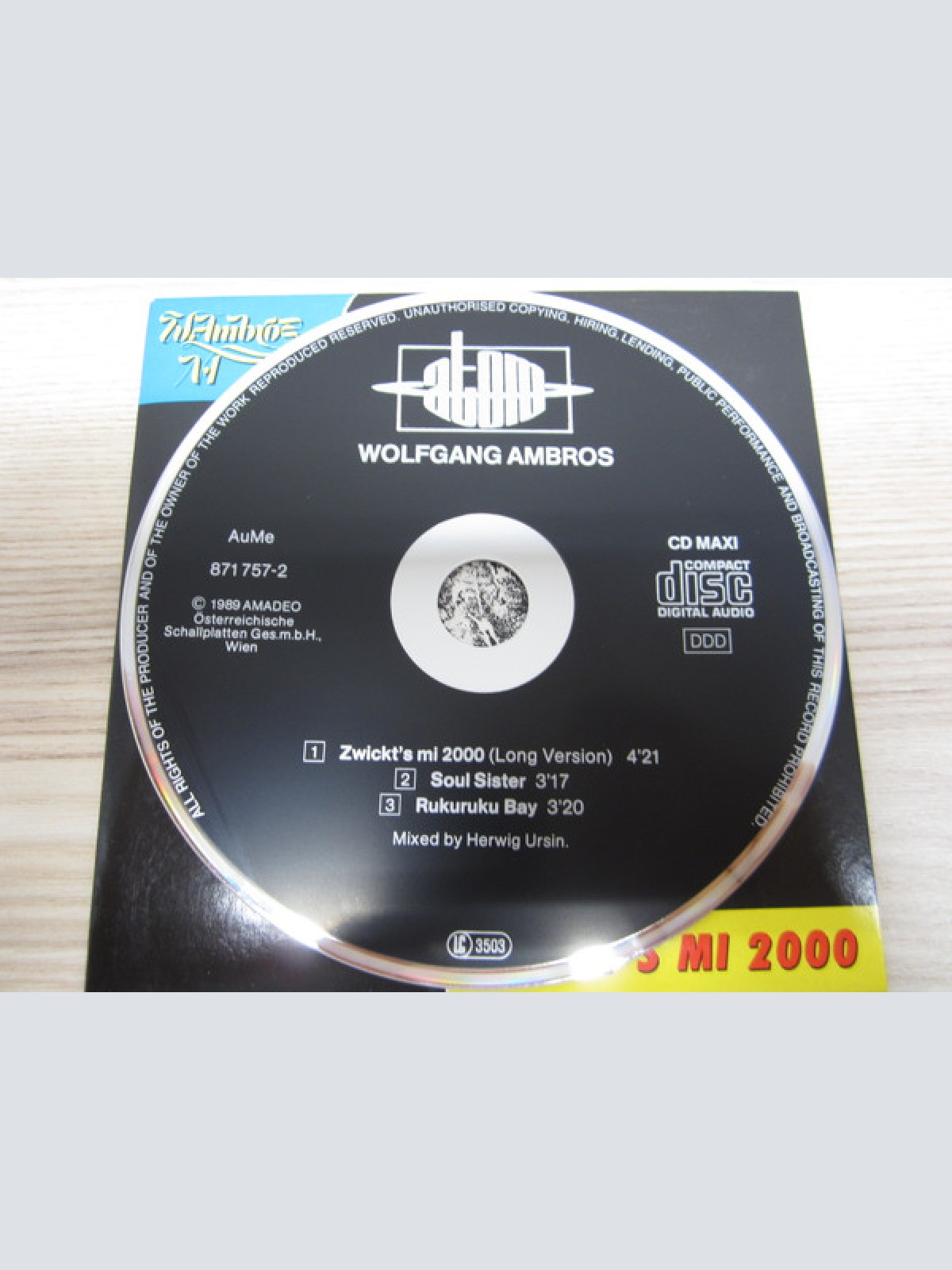 CD / W. Ambros*, № 1* - Zwickt's Mi 2000