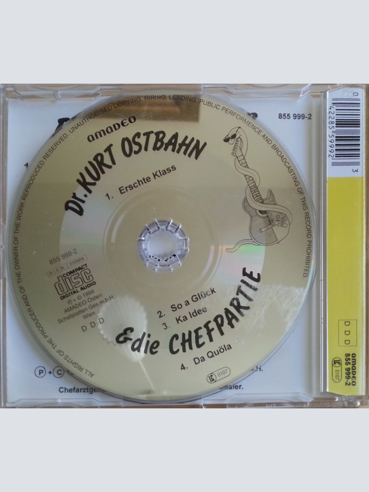 CD / Dr. Kurt Ostbahn & Die Chefpartie* - Erschte Klass