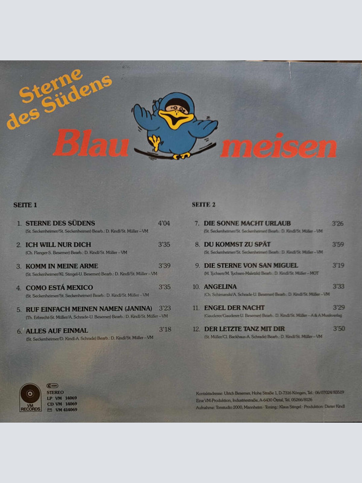 Vinyl / Blaumeisen - Sterne Des Südens