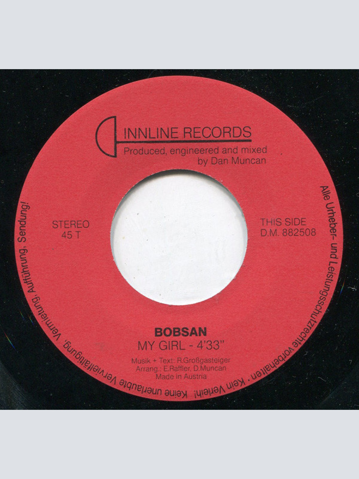 Vinyl / Bobsan (2) - My Girl / Summertime