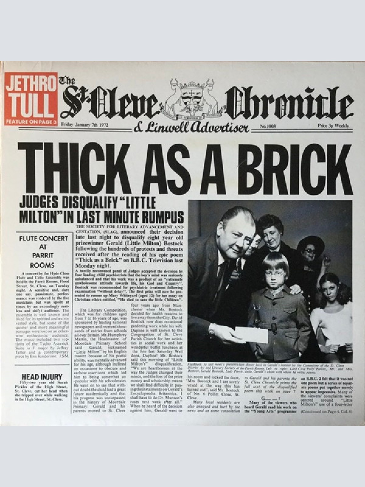 Vinyl / Jethro Tull - Thick As A Brick