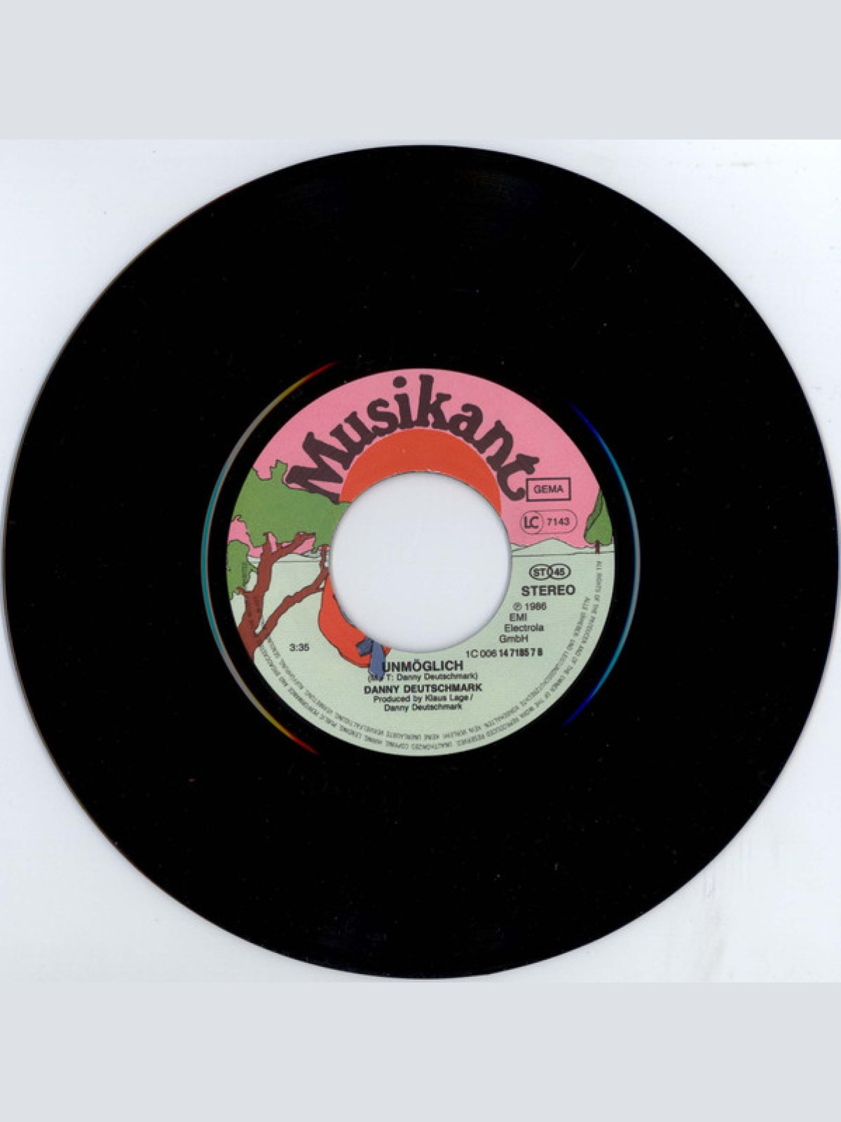 Vinyl / Danny Deutschmark - Jede Stunde (Ich Denk An Dich)