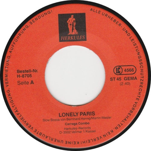 Vinyl / Carraga Combo - Lonely Paris / Mirage