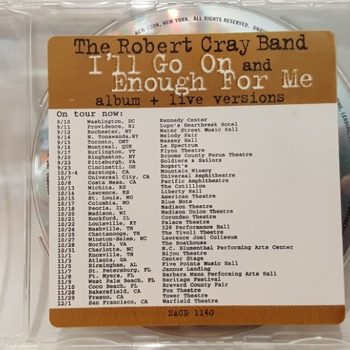 CD / Robert Cray - I'll Go On / Enough For Me