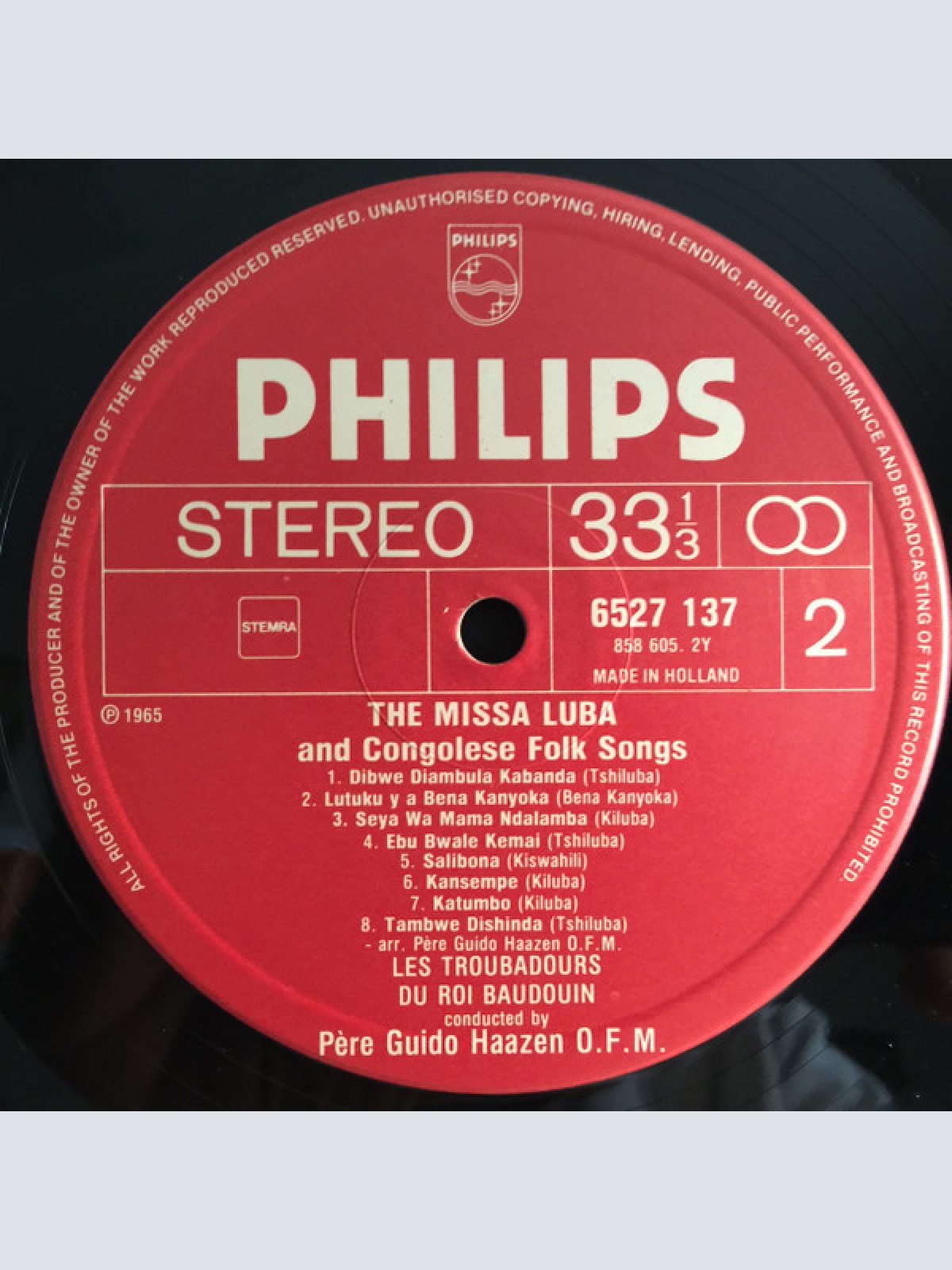 Vinyl / Les Troubadours Du Roi Baudouin - The Missa Luba And Congolese Folksongs