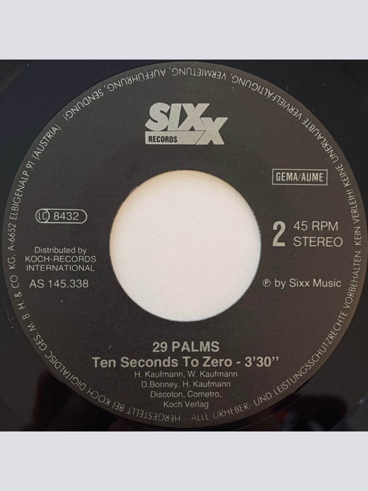 Vinyl / 29 Palms (3) - You Said You Love Me