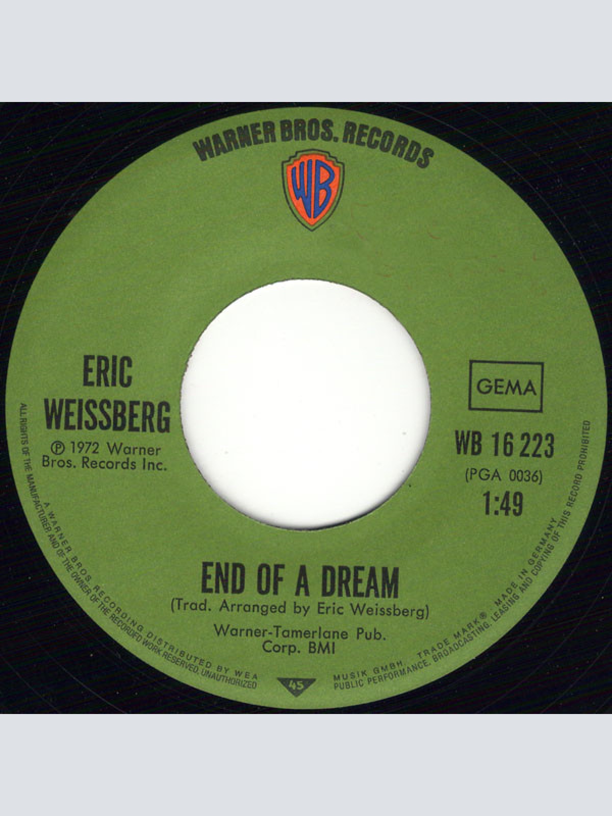 Vinyl / Eric Weissberg - Dueling Banjos