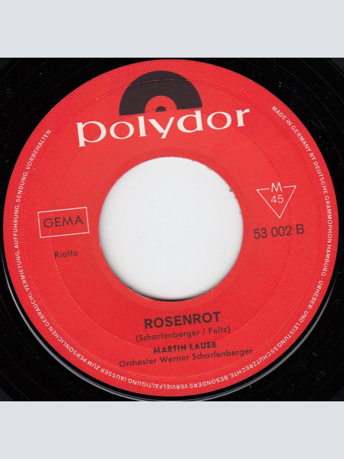 Vinyl / Martin Lauer - Rosen Und Küsse / Rosenrot