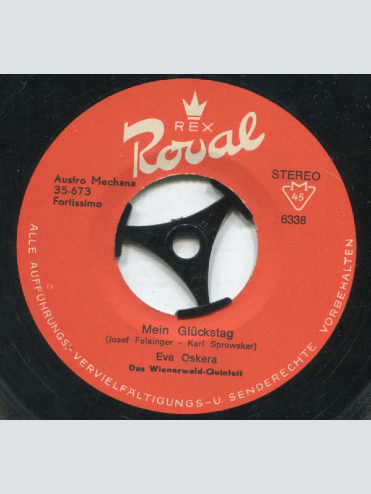 Vinyl / Eva Oskera - Mein Glückstag / I Streit Sogar Mit'm Teufel