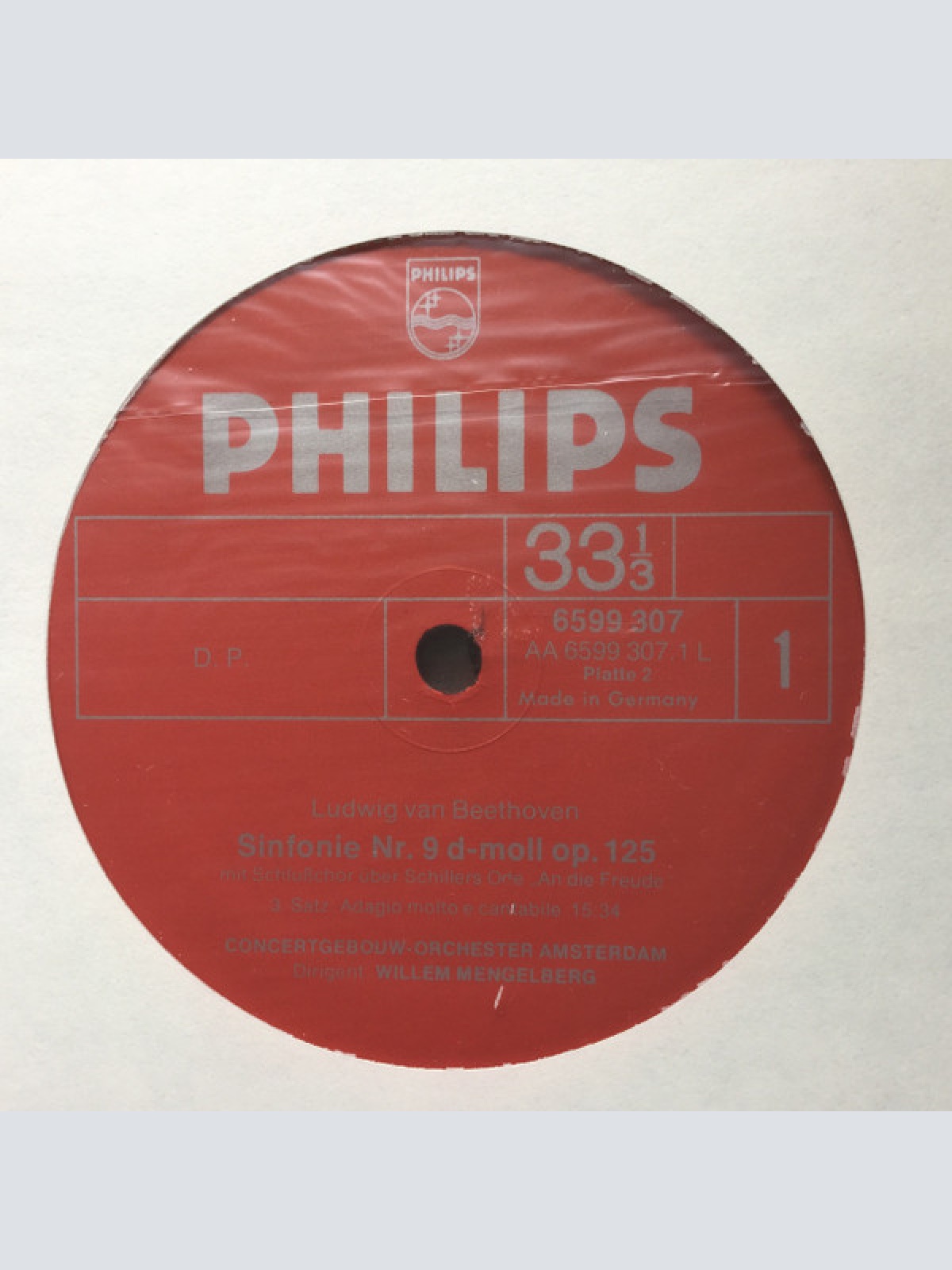 Vinyl / Beethoven*, Willem Mengelberg, Concertgebouw-Orchester Amsterdam* - Sinfonien Nr. 5 / Nr. 9