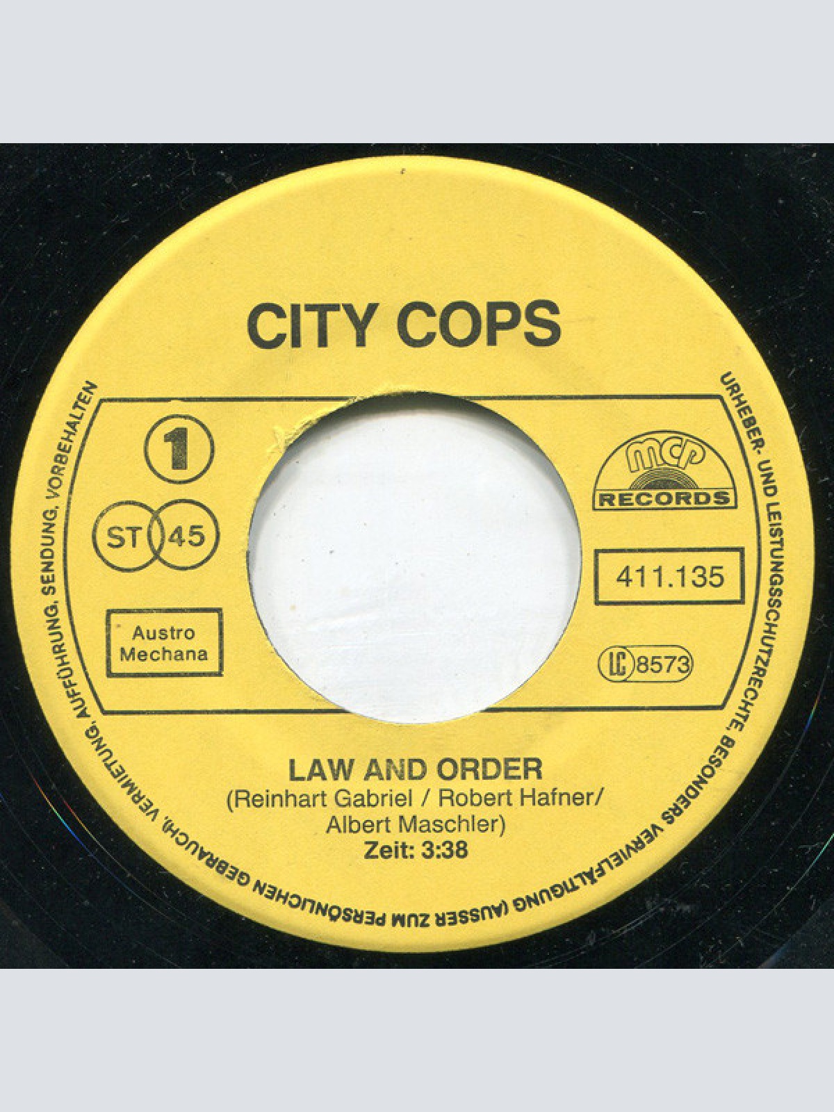 Vinyl / City Cops - Law § Order