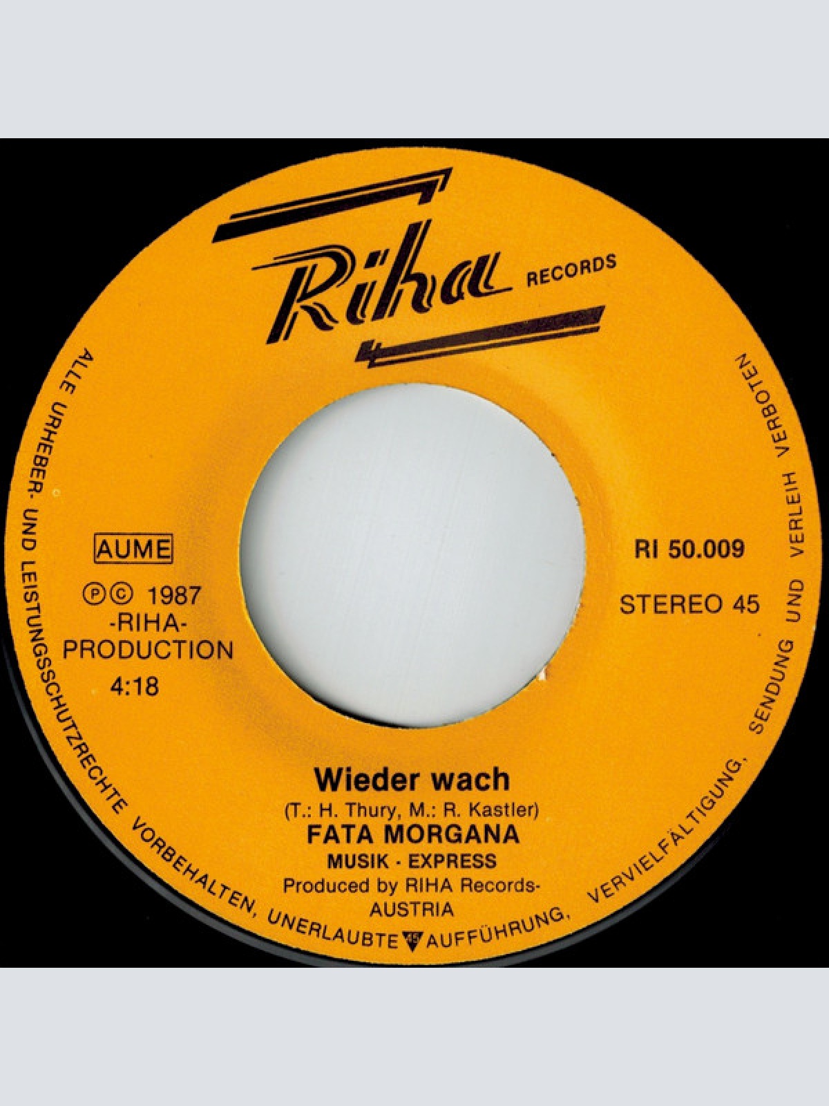 Vinyl / Musical Express / Musik - Express - Fata Morgana