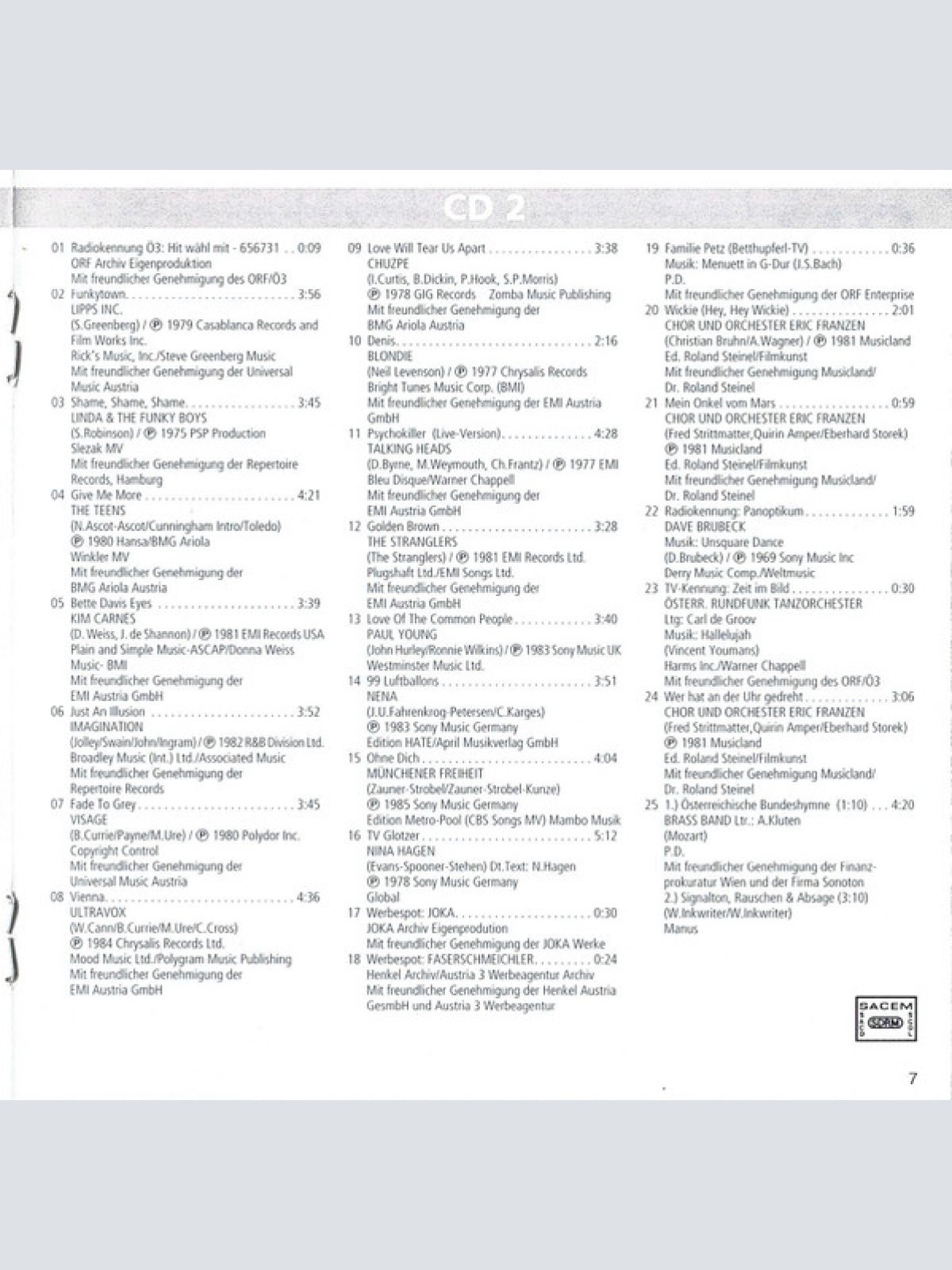 CD / Various - Wickie, Slime Und Paiper • Vol. 1