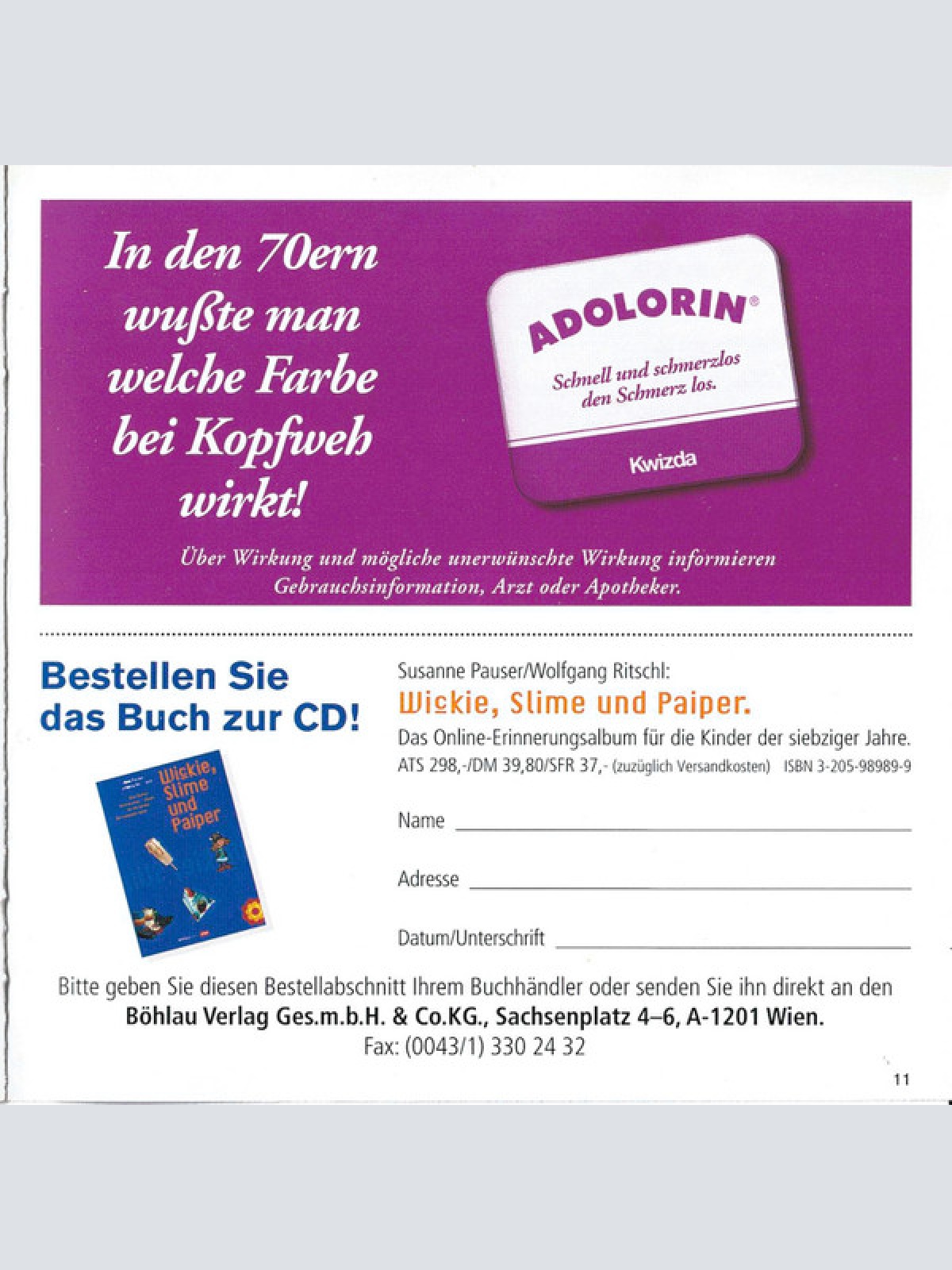 CD / Various - Wickie, Slime Und Paiper • Vol. 1