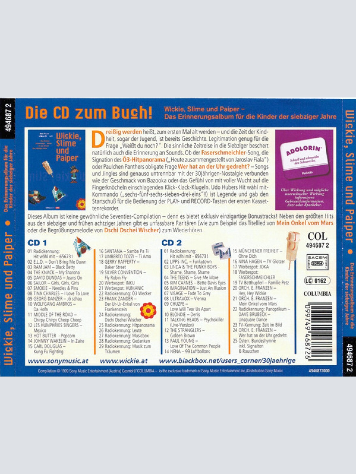 CD / Various - Wickie, Slime Und Paiper • Vol. 1