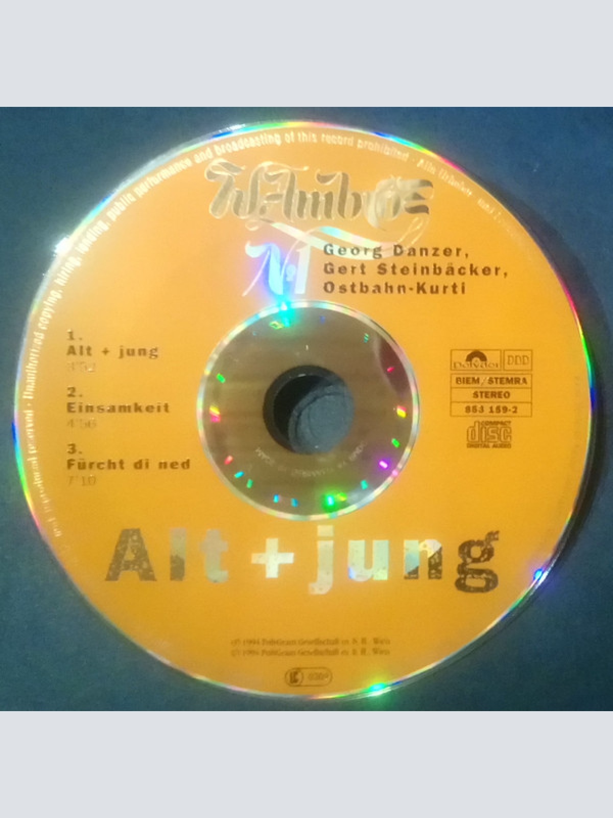 CD / W. Ambros*, № 1*, Georg Danzer, Gert Steinbäcker, Ostbahn-Kurti* - Alt + Jung