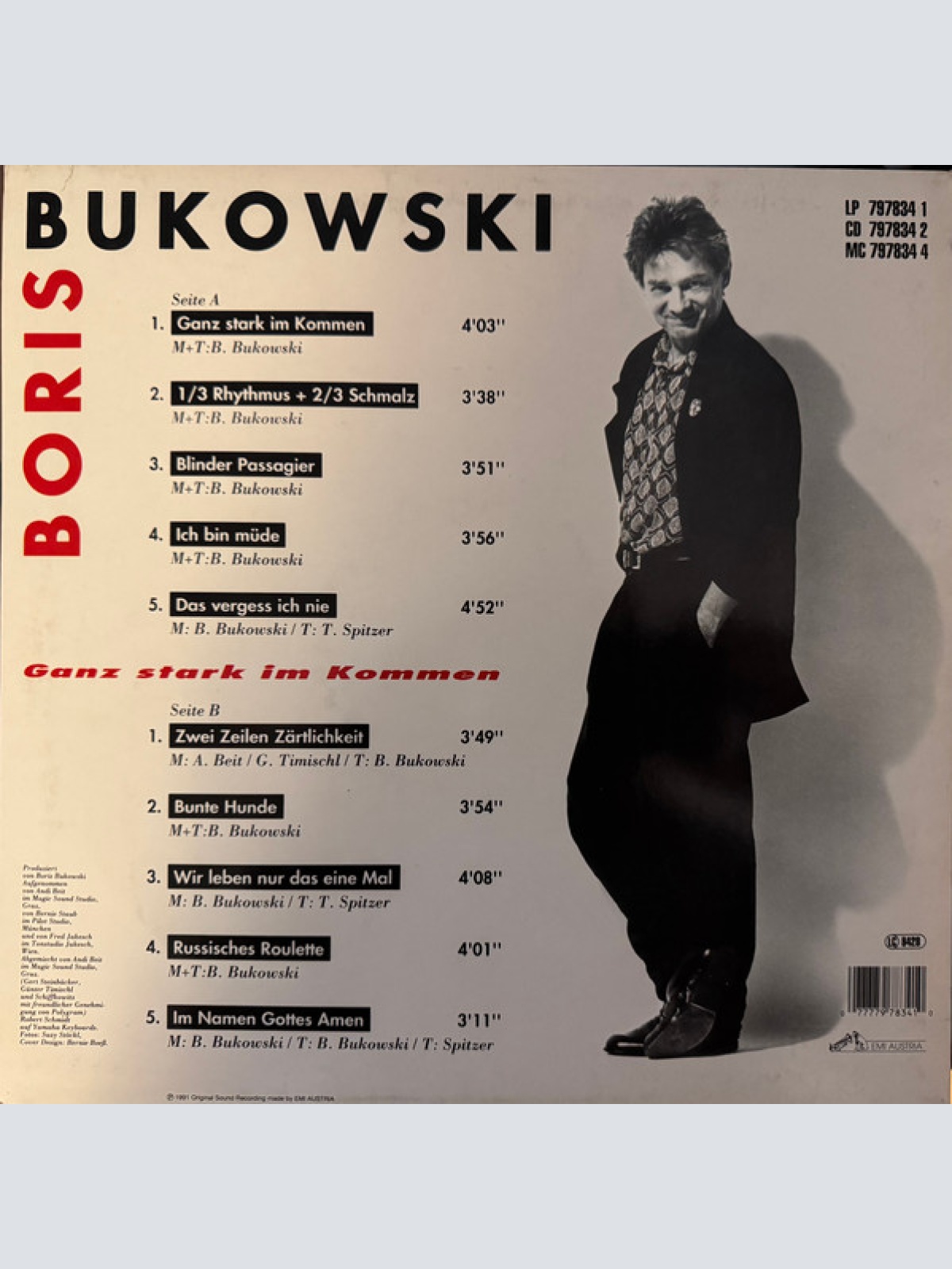 Vinyl / Boris Bukowski - Ganz Stark Im Kommen