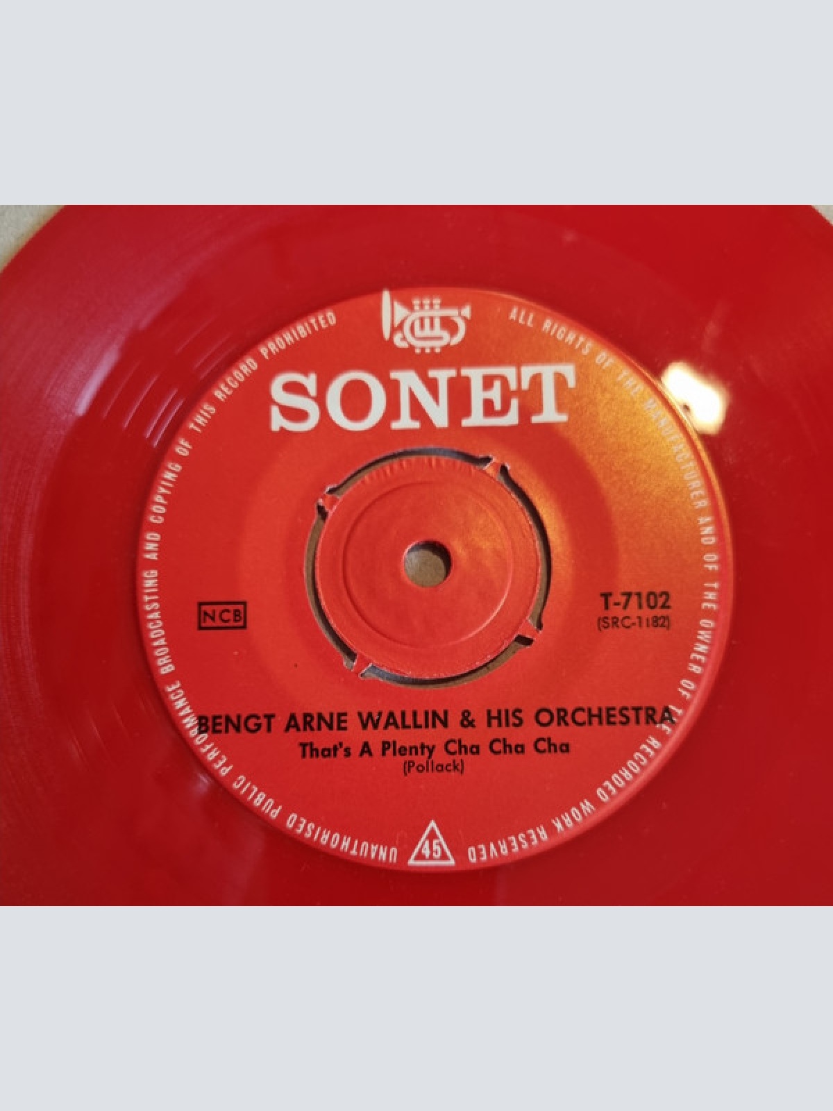 Vinyl / Bengt Arne Wallin & His Orchestra* - Tango Jalousie Cha Cha Cha / That's A Plenty Cha Cha Cha