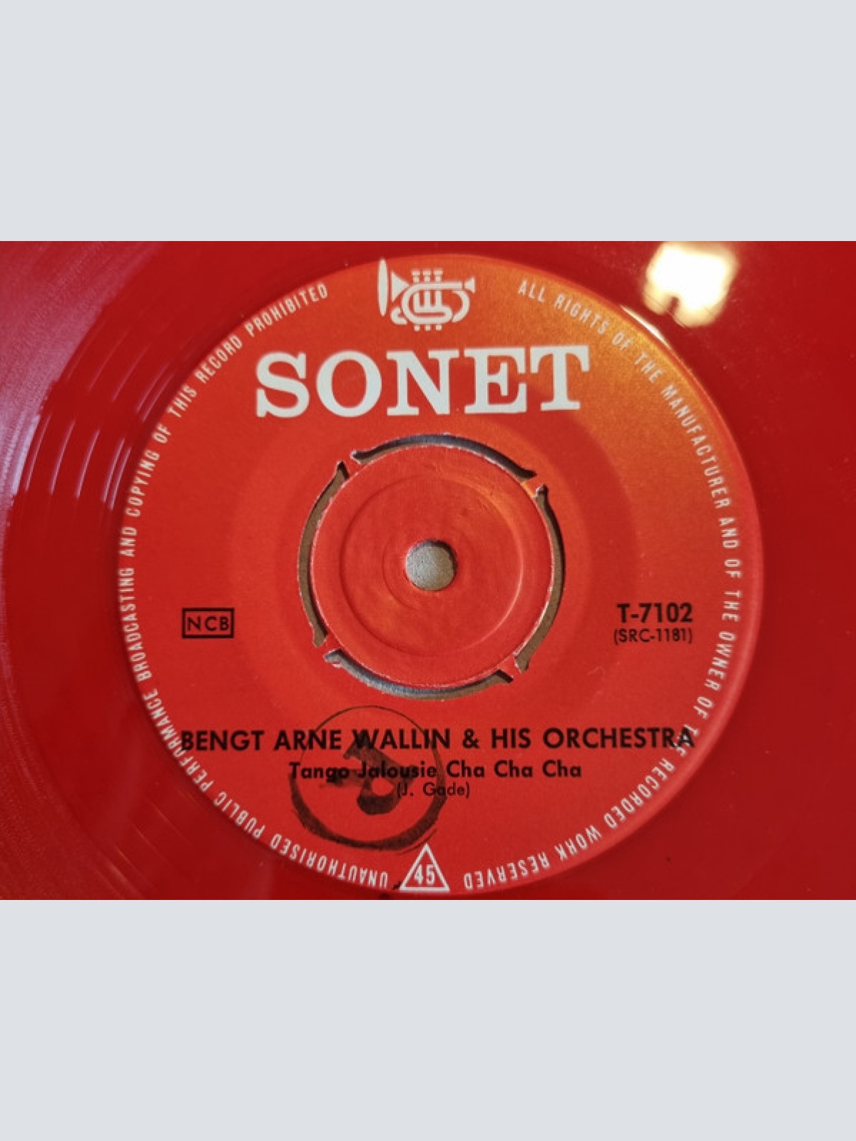 Vinyl / Bengt Arne Wallin & His Orchestra* - Tango Jalousie Cha Cha Cha / That's A Plenty Cha Cha Cha
